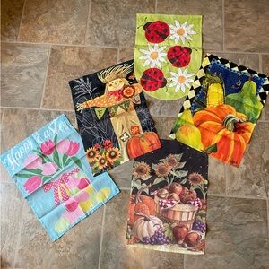 Seasonal Garden Flags (set of 5)